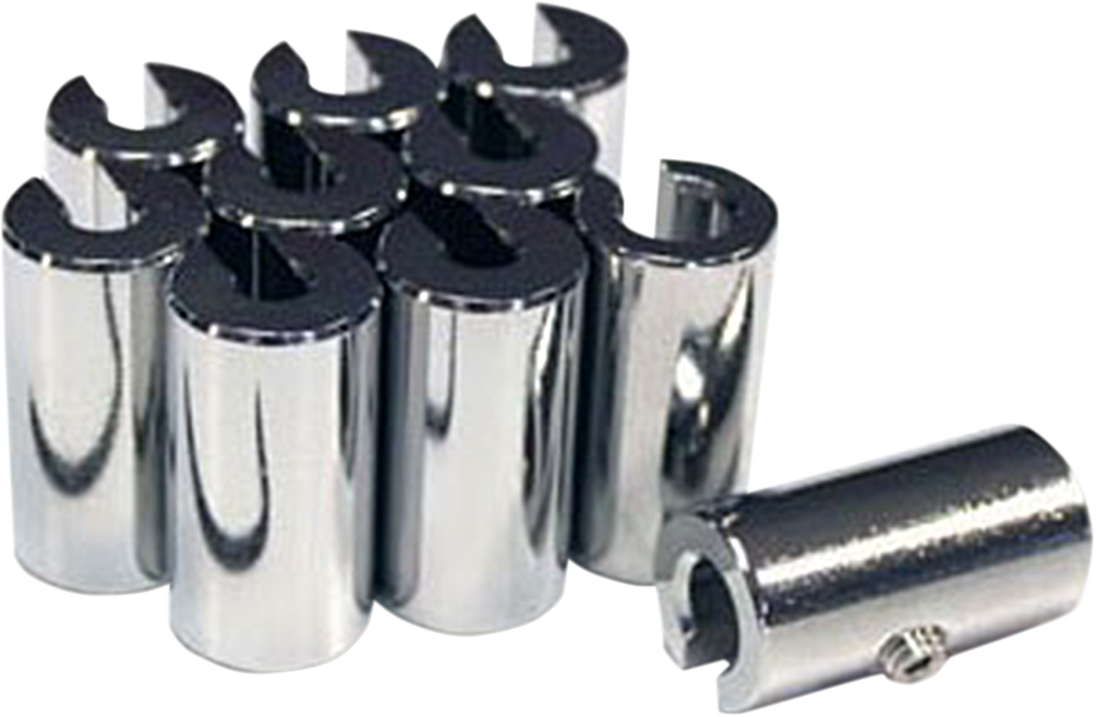 NO-MAR Wheel Weights - 1-1/4 oz - Chrome - 10 Pack WT-SPK10CH-125