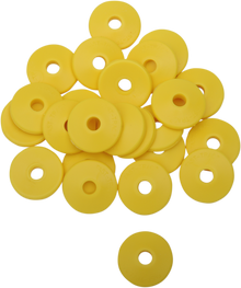 FAST-TRAC Backer Plates - Yellow - Round - 24 Pack 215RY-24