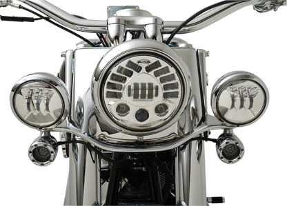 J.W. SPEAKER 4-1/2" LED Fog Lights - Chrome 0551593
