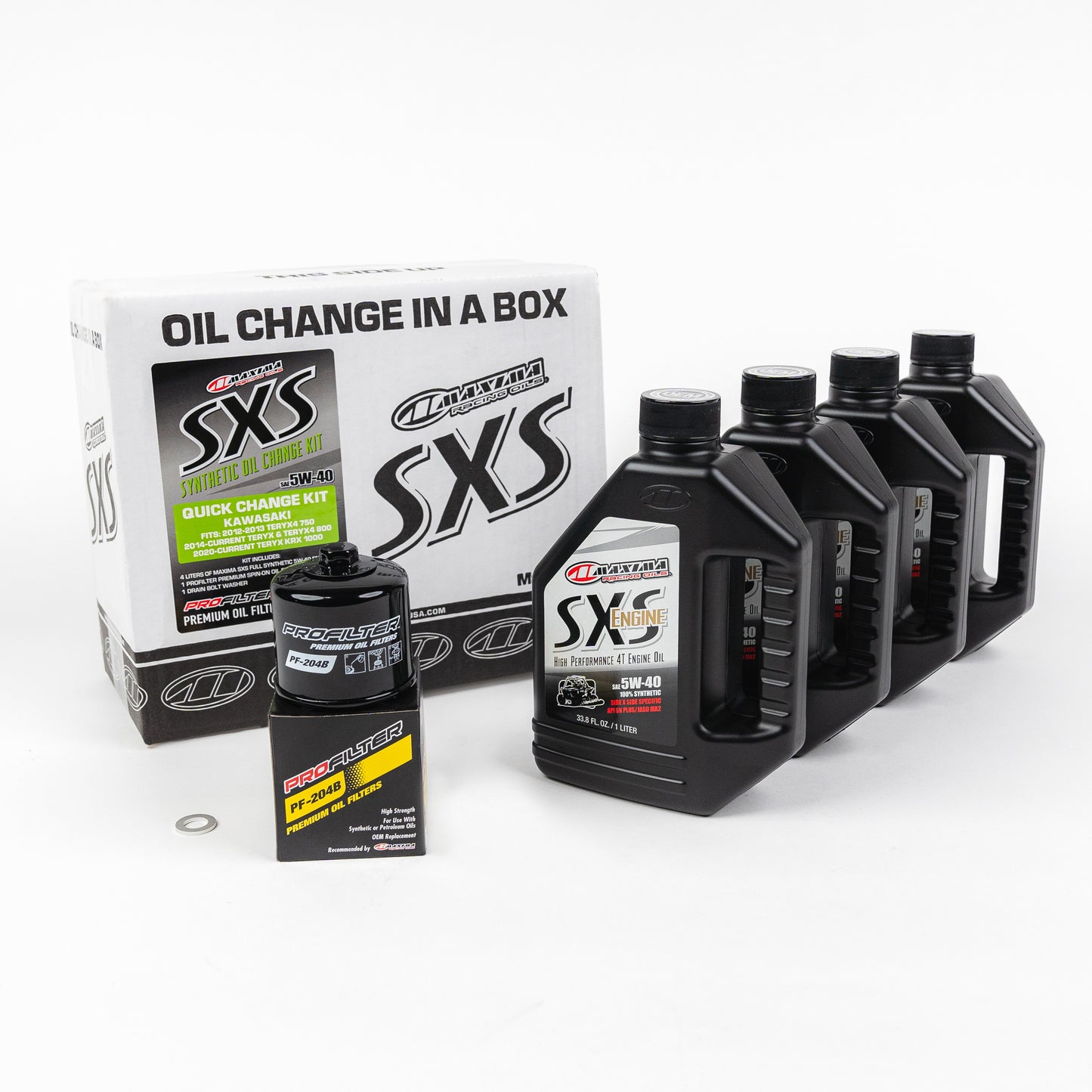 Sxs Oil Quick Change Kit 5w40 With Oil Filter Kaw Krx