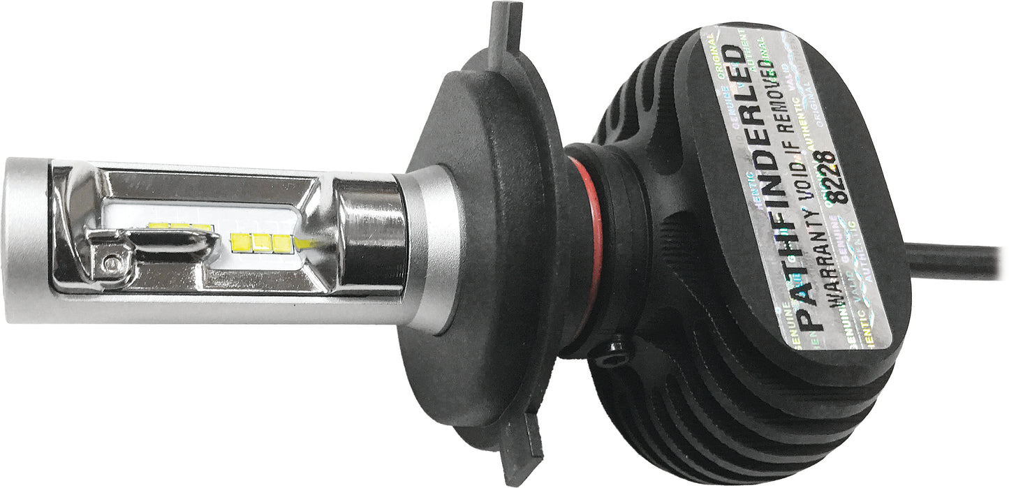 Rugged Fanless Led H4 Bulb 4000lm