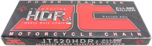 JT CHAINS 520 HDR - Nickel Race Chain - 120 Links JTC520HDRNN120SL