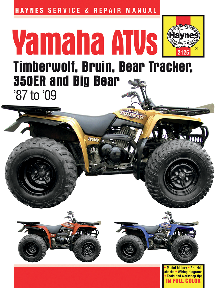 HAYNES Manual - Yamaha - YFM350ER & Big Bear M2126