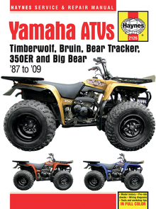 HAYNES Manual - Yamaha - YFM350ER & Big Bear M2126