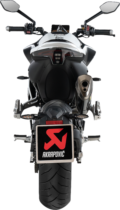 AKRAPOVIC Slip-On Line Muffler - Carbon Fiber - CF Moto 800NK S-CF8SO1-HAPLC