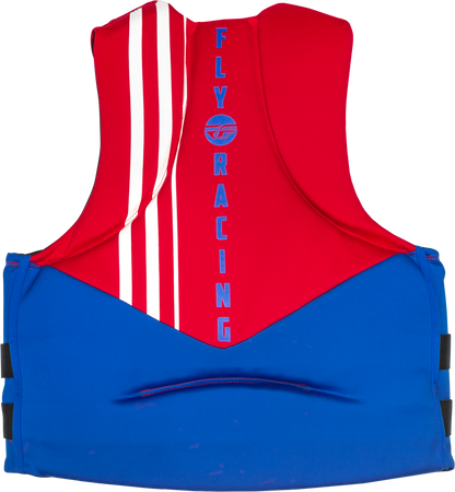 Neoprene Flotation Vest Red/White/Blue 2x