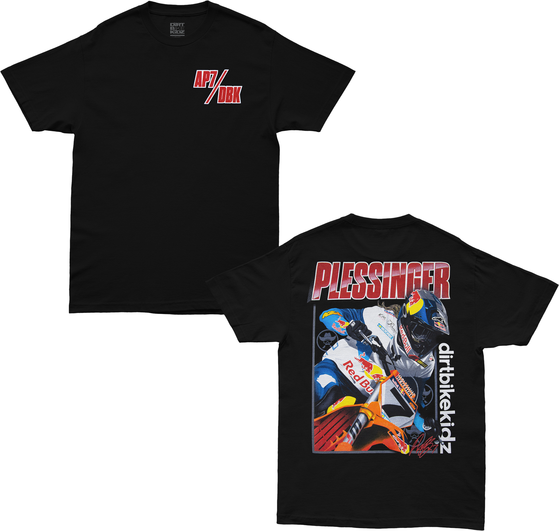 Ap7 Holeshot Tee Black Xl