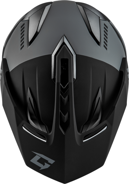 Gm 11 Ronin Helmet Matte Black/Silver Lg