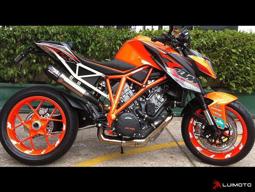 LUIMOTO (R) Rider Seat Covers for the KTM 1290 Super Duke R (14-16)