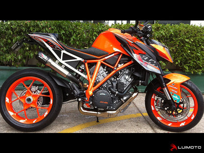 LUIMOTO (R) Rider Seat Covers for the KTM 1290 Super Duke R (14-16)