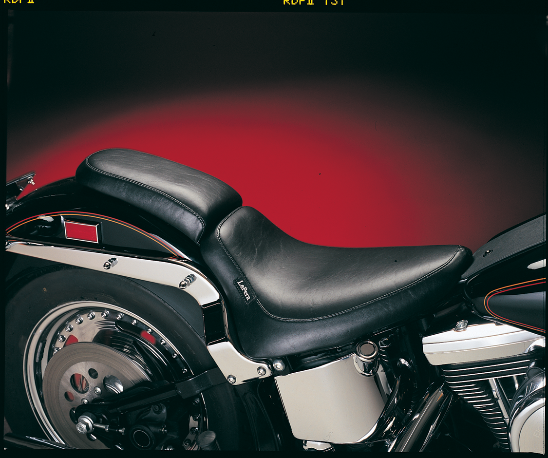 LE PERA Silhouette Solo Seat - Smooth - Black - Softail '84-'99 LN-850