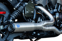 S&S CYCLE 2-into-1 Qualifier Exhaust System - Stainless - Race Only - Indian Chief 550-1117