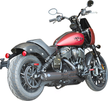 S&S CYCLE 2-into-1 Qualifier Exhaust System - Guardian Black - 49-State - Indian Chief 550-1116