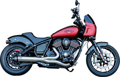 S&S CYCLE 2-into-1 Qualifier Exhaust System - Stainless - 49-State - Indian Chief 550-1115