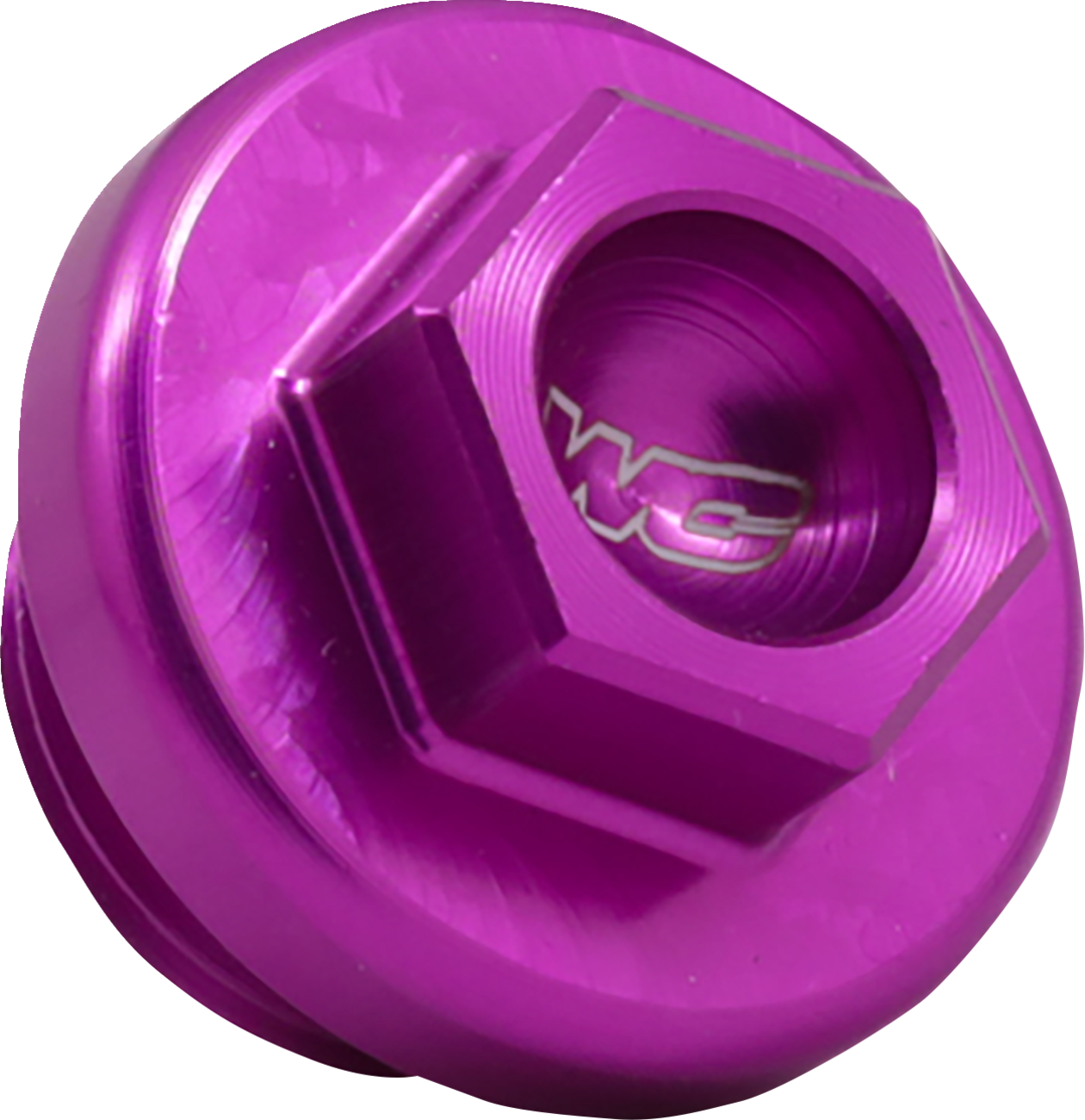 WORKS CONNECTION Oil Fill Plug - Purple - Kawasaki/Suzuki 24-P194