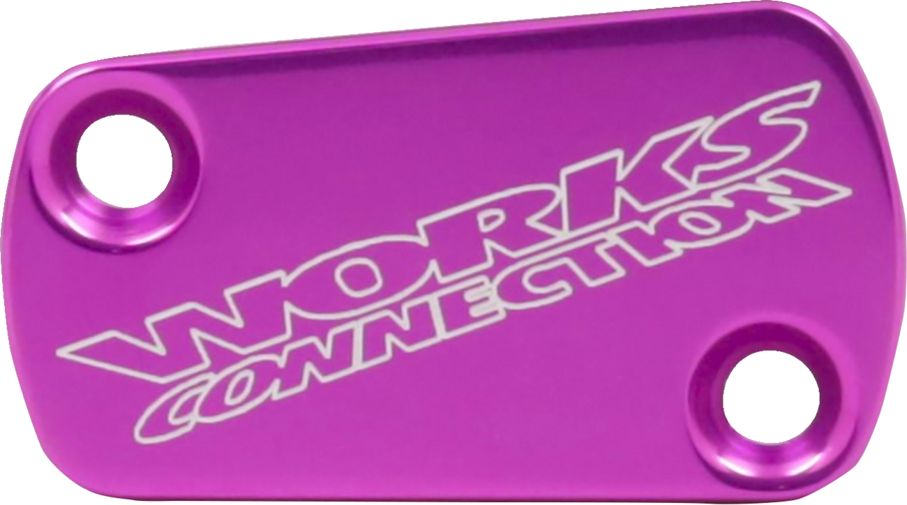 WORKS CONNECTION Clutch Cap - Purple - Honda/Kawasaki/Yamaha 21-P155