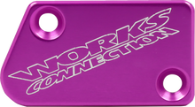 WORKS CONNECTION Front Brake Cap - Purple - Yamaha 21-P032