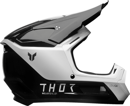 THOR Youth Fleet Helmet - Storm - Black/White - Small 0111-1686