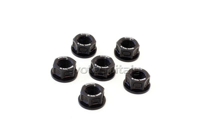 Evotech Srl Billet Aluminum Flange Nuts or Sprocket Nuts for Ducati's (set of 6) M10x1.0