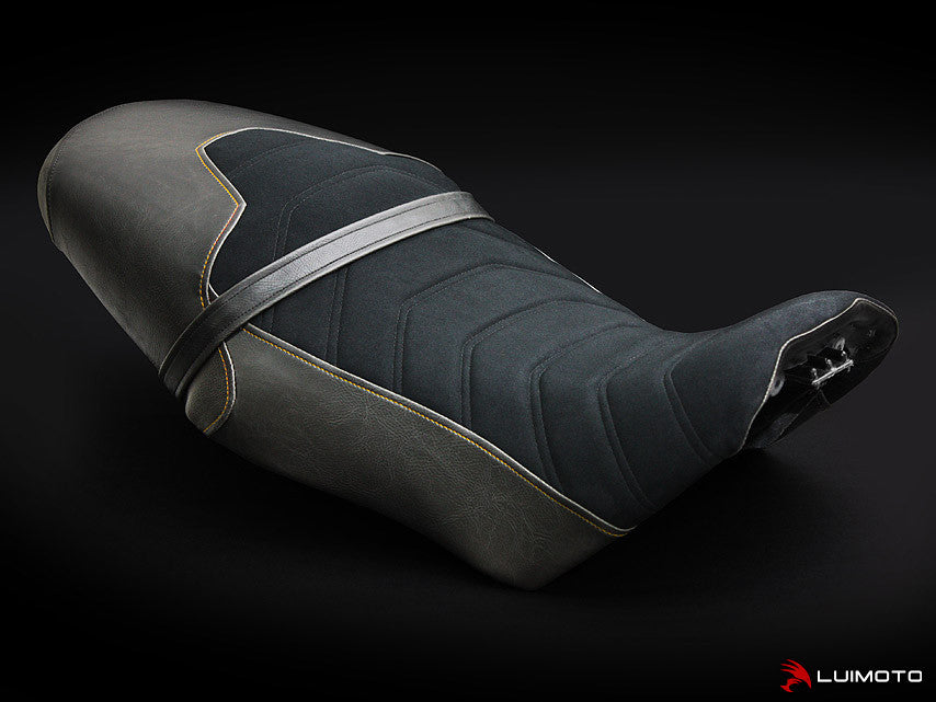 LUIMOTO Vintage Café Rider Seat Covers for the MOTO GUZZI GRISO (05-15)