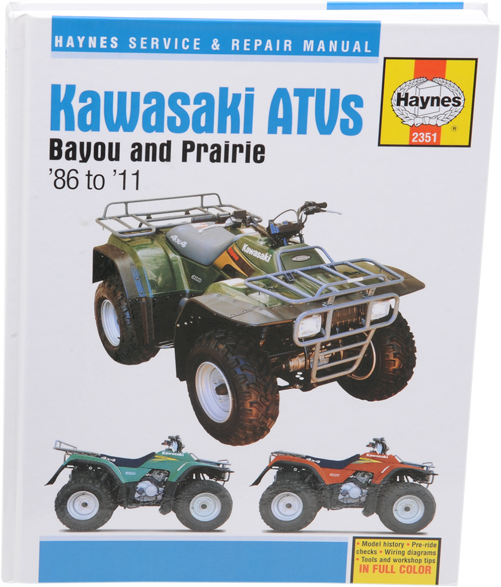 HAYNES Manual - Kawasaki - Bayou 220 / 300, Prairie 300 M2351