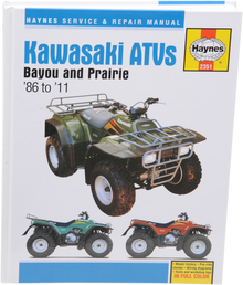 HAYNES Manual - Kawasaki - Bayou 220 / 300, Prairie 300 M2351