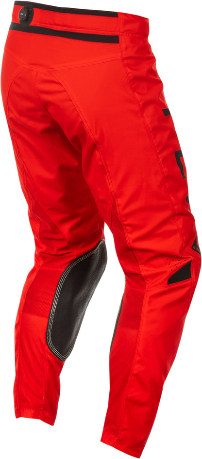 Kinetic Center Pants Ca/Ny Red/Black Sz 32