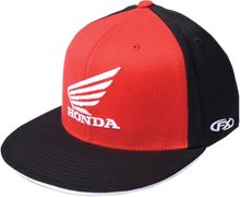 FACTORY EFFEX Honda Big Wing Flexfit® Hat - Red/Black - Large/XL 15-88346