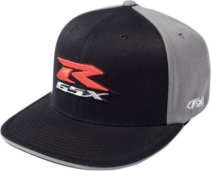 FACTORY EFFEX GSX-R Flexfit® Hat - Black/Gray - Small/Medium 15-88446