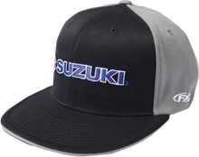 FACTORY EFFEX Suzuki Flexfit® Hat - Black/Gray - Large/XL 15-88456