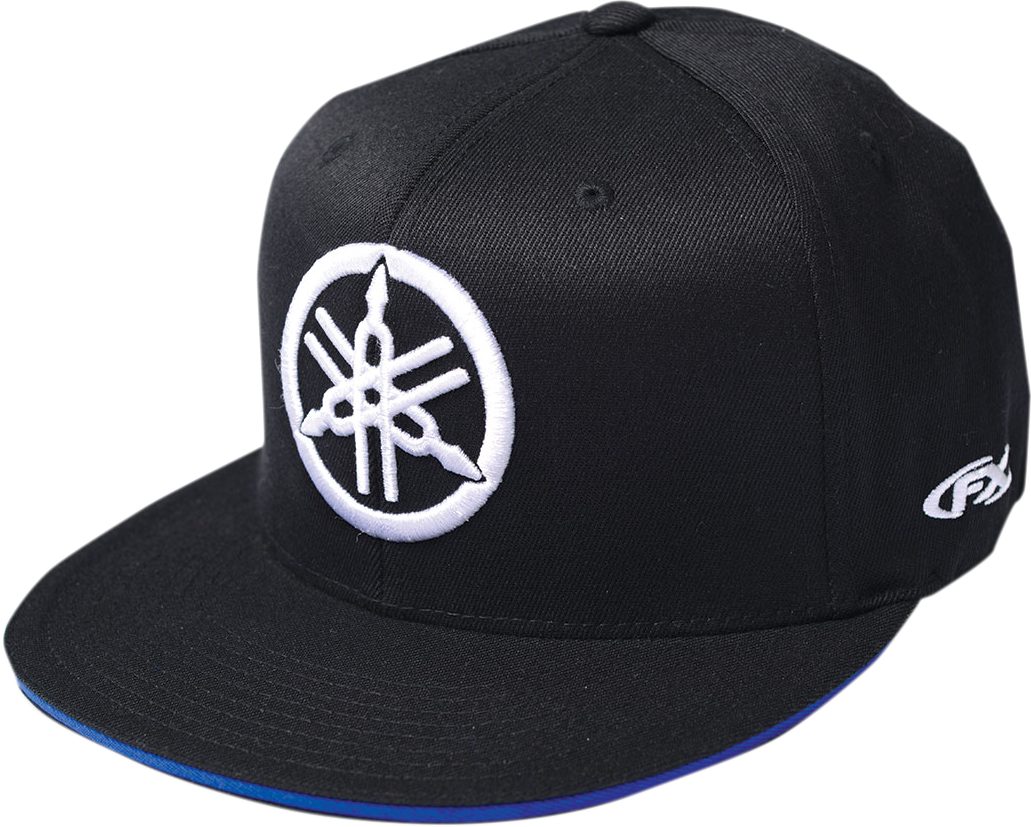 FACTORY EFFEX Yamaha Fork Flexfit® Hat - Black/Royal - Large/XL 17-88292