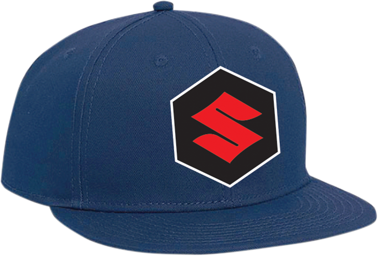 FACTORY EFFEX Youth Suzuki Mark Snapback Hat - Navy 19-86412