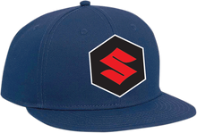 FACTORY EFFEX Youth Suzuki Mark Snapback Hat - Navy 19-86412