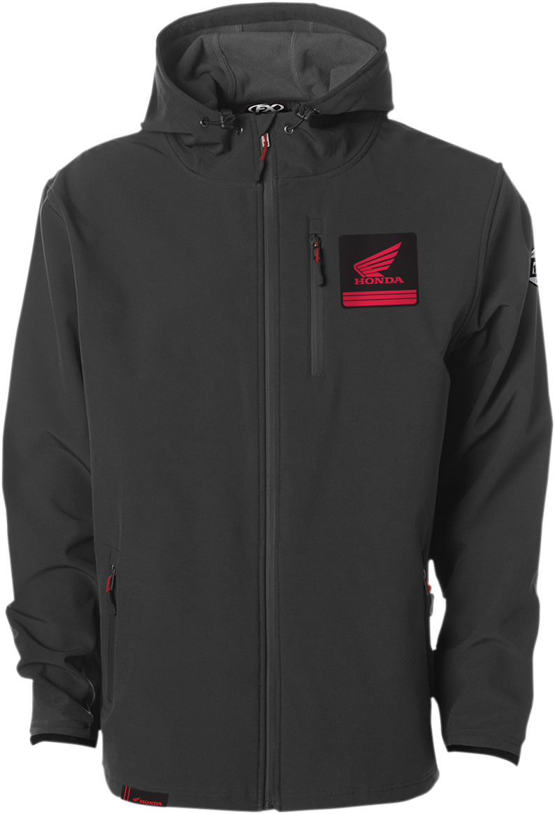 FACTORY EFFEX Honda Track Jacket - Black - 2XL 22-85318