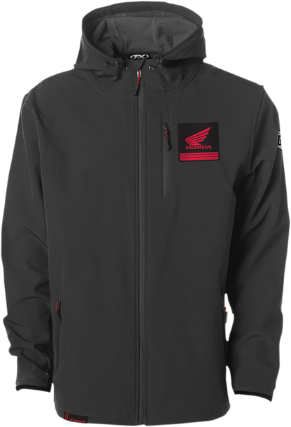 FACTORY EFFEX Honda Track Jacket - Black - 2XL 22-85318