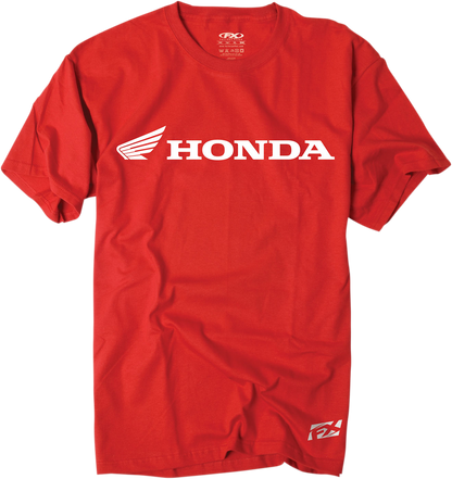 FACTORY EFFEX Honda Horizontal T-Shirt - Red- Large 15-88332
