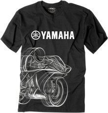 FACTORY EFFEX Yamaha R1 T-Shirt - Black - Medium 16-88280