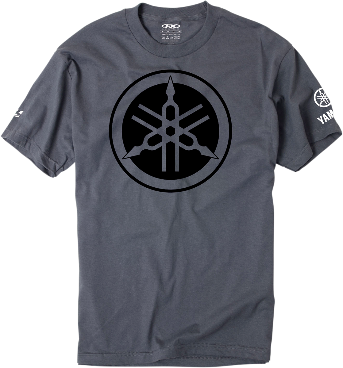 FACTORY EFFEX Yamaha Tuning Fork T-Shirt - Charcoal Gray - Large 16-88292