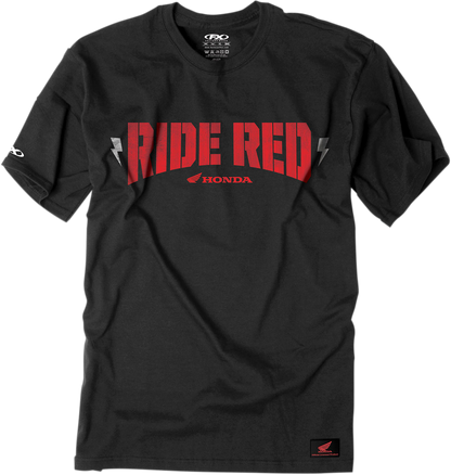 FACTORY EFFEX Honda Ride Bolt T-Shirt - Black - Large 16-88322
