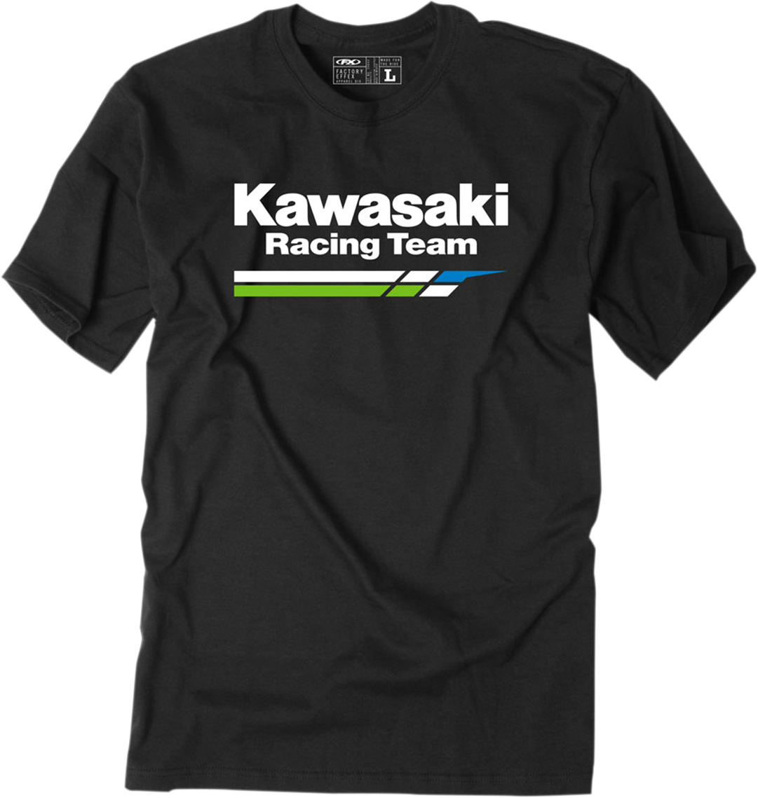 FACTORY EFFEX Kawasaki Racing T-Shirt - Black - Medium 18-87102