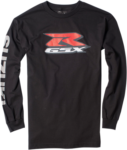 FACTORY EFFEX Suzuki GSX-R Long-Sleeve T-Shirt - Black - 2XL 17-87418
