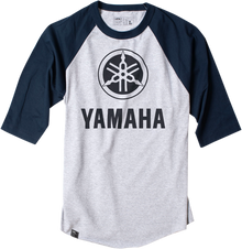 FACTORY EFFEX Yamaha Baseball T-Shirt - Navy/Heather Gray - 2XL 17-87228