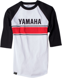 FACTORY EFFEX Yamaha Vintage Baseball T-Shirt - White/Black - XL 17-87236