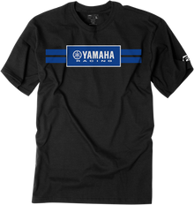 FACTORY EFFEX Yamaha Racing Stripe T-Shirt - Black - Medium 19-87202
