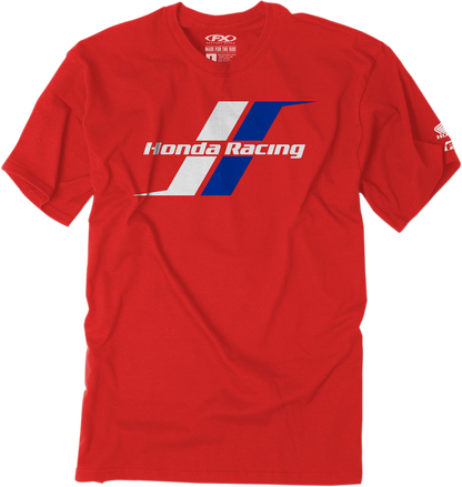 FACTORY EFFEX Honda Stripes T-Shirt - Red - Large 22-87304