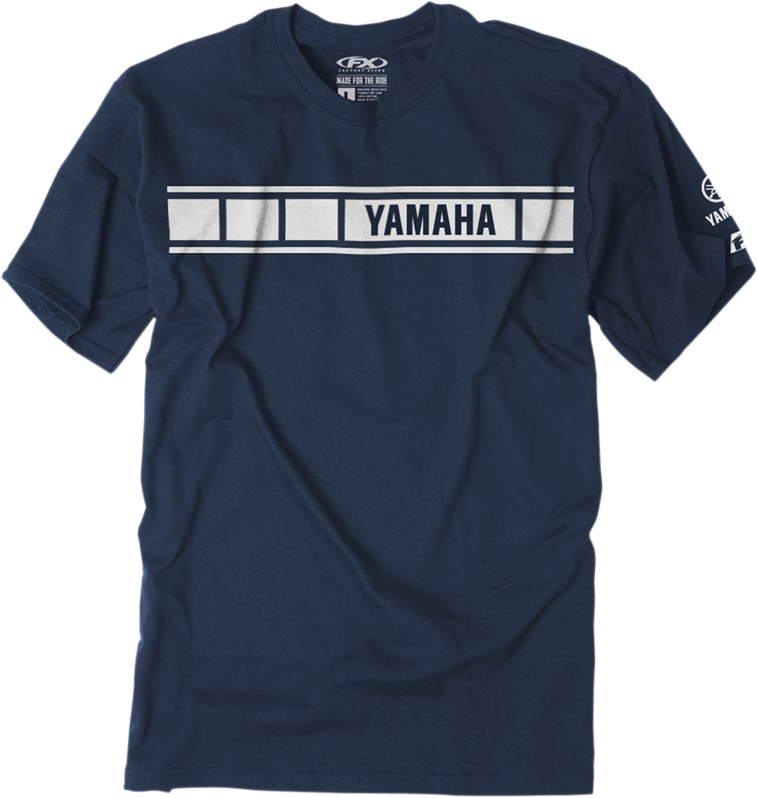 FACTORY EFFEX Yamaha Speed Block T-Shirt - Navy - 2XL 22-87228