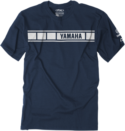FACTORY EFFEX Yamaha Speed Block T-Shirt - Navy - 2XL 22-87228