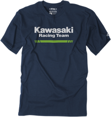FACTORY EFFEX Kawasaki Stripes T-Shirt - Navy - 2XL 22-87108