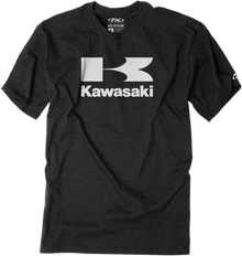 FACTORY EFFEX Kawasaki Flying-K T-Shirt - Heather Charcoal - XL 22-87116