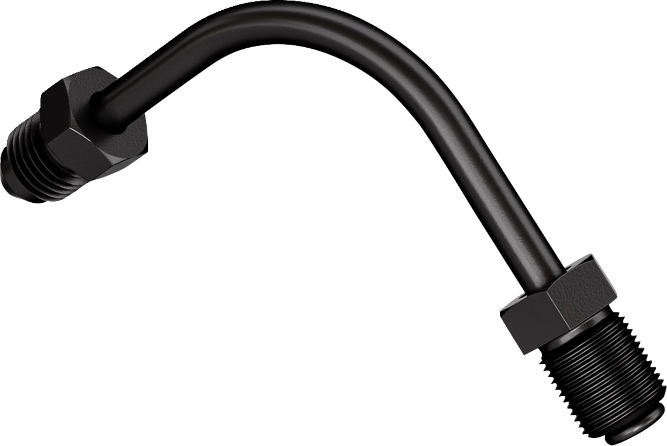 GOODRIDGE Universal Banjo - Long AN3 Adaptor - 90° Side Bend - Black Zinc P691-03ZBK